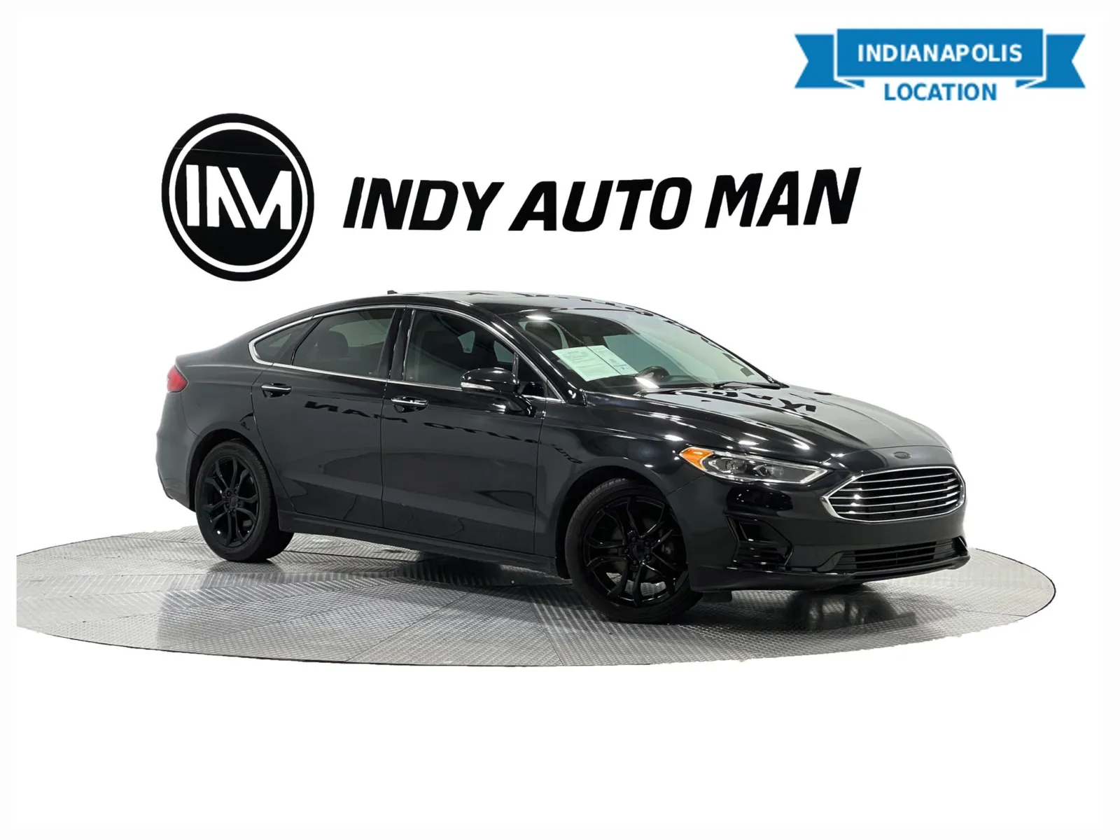 Black 2019 Ford Fusion SEL for sale in Indianapolis, IN