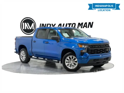 Blue 2022 Chevrolet Silverado 1500 Custom for sale in Indianapolis, IN
