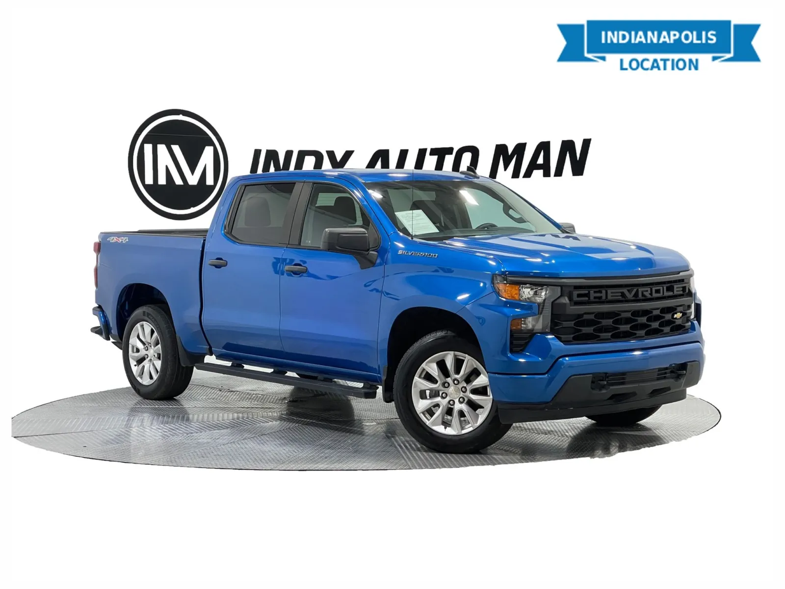 Blue 2022 Chevrolet Silverado 1500 Custom for sale in Indianapolis, IN