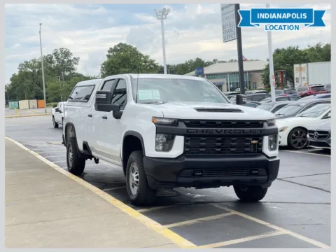 White 2020 Chevrolet Silverado 2500HD Work Truck for sale in Indianapolis, IN