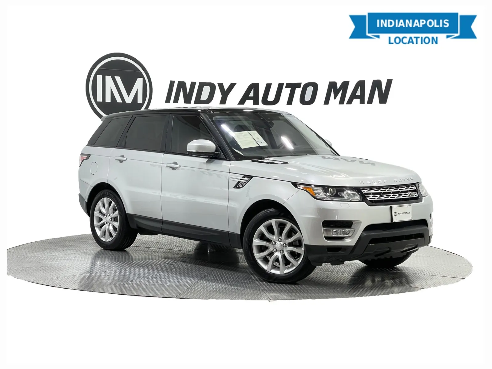 Gray 2017 Land Rover Range Rover Sport 3.0L V6 Supercharged HSE for sale in Indianapolis, IN