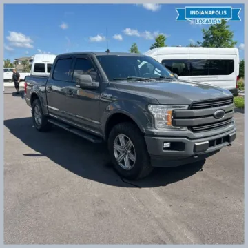 Gray 2018 Ford F-150 Lariat for sale in Indianapolis, IN