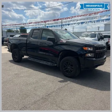 Black 2019 Chevrolet Silverado 1500 Custom Trail Boss for sale in Indianapolis, IN