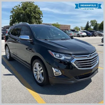 Black 2018 Chevrolet Equinox Premier for sale in Indianapolis, IN