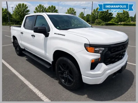 White 2022 Chevrolet Silverado 1500 Custom for sale in Indianapolis, IN