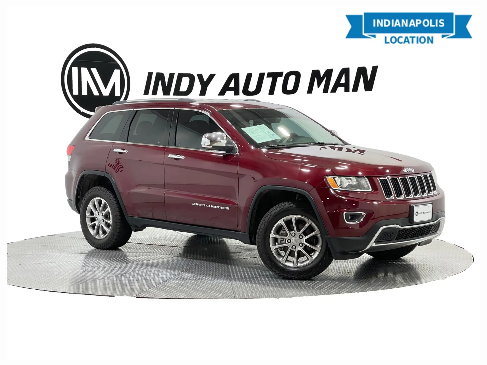 Red 2016 Jeep Grand Cherokee Limited for sale in Indianapolis, IN