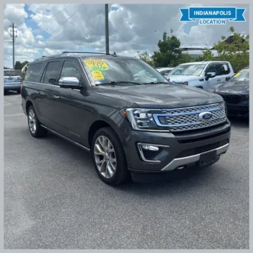Gray 2019 Ford Expedition Max Platinum for sale in Indianapolis, IN