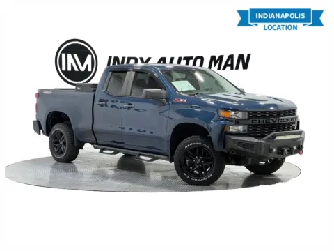 Blue 2019 Chevrolet Silverado 1500 Custom Trail Boss for sale in Indianapolis, IN