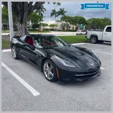 Black 2016 Chevrolet Corvette Stingray 1LT for sale in Indianapolis, IN