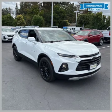 White 2019 Chevrolet Blazer  3LT for sale in Indianapolis, IN