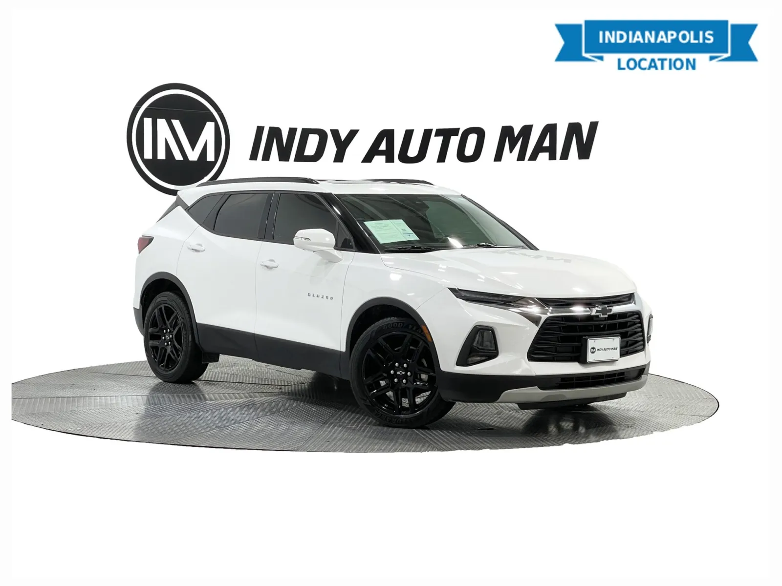 White 2019 Chevrolet Blazer  3LT for sale in Indianapolis, IN