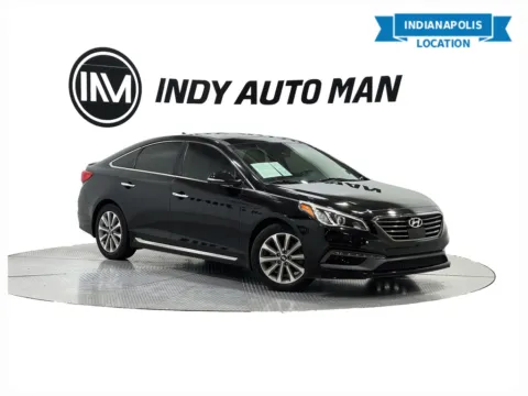 Black 2016 Hyundai Sonata Limited for sale in Indianapolis, IN