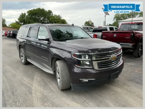 Gray 2015 Chevrolet Suburban LTZ for sale in Indianapolis, IN