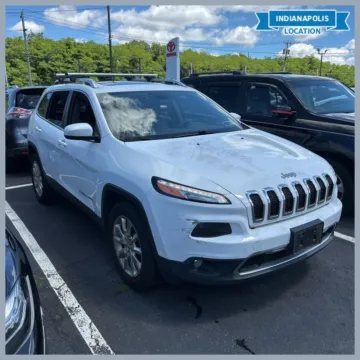 White 2015 Jeep Cherokee Limited for sale in Indianapolis, IN
