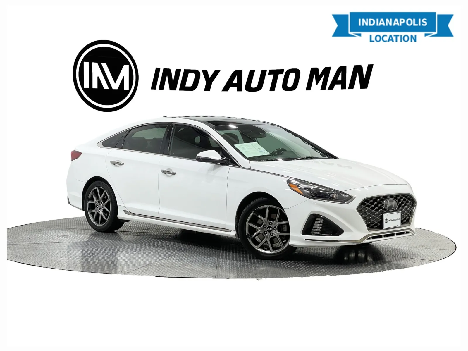 White 2019 Hyundai Sonata Limited for sale in Indianapolis, IN