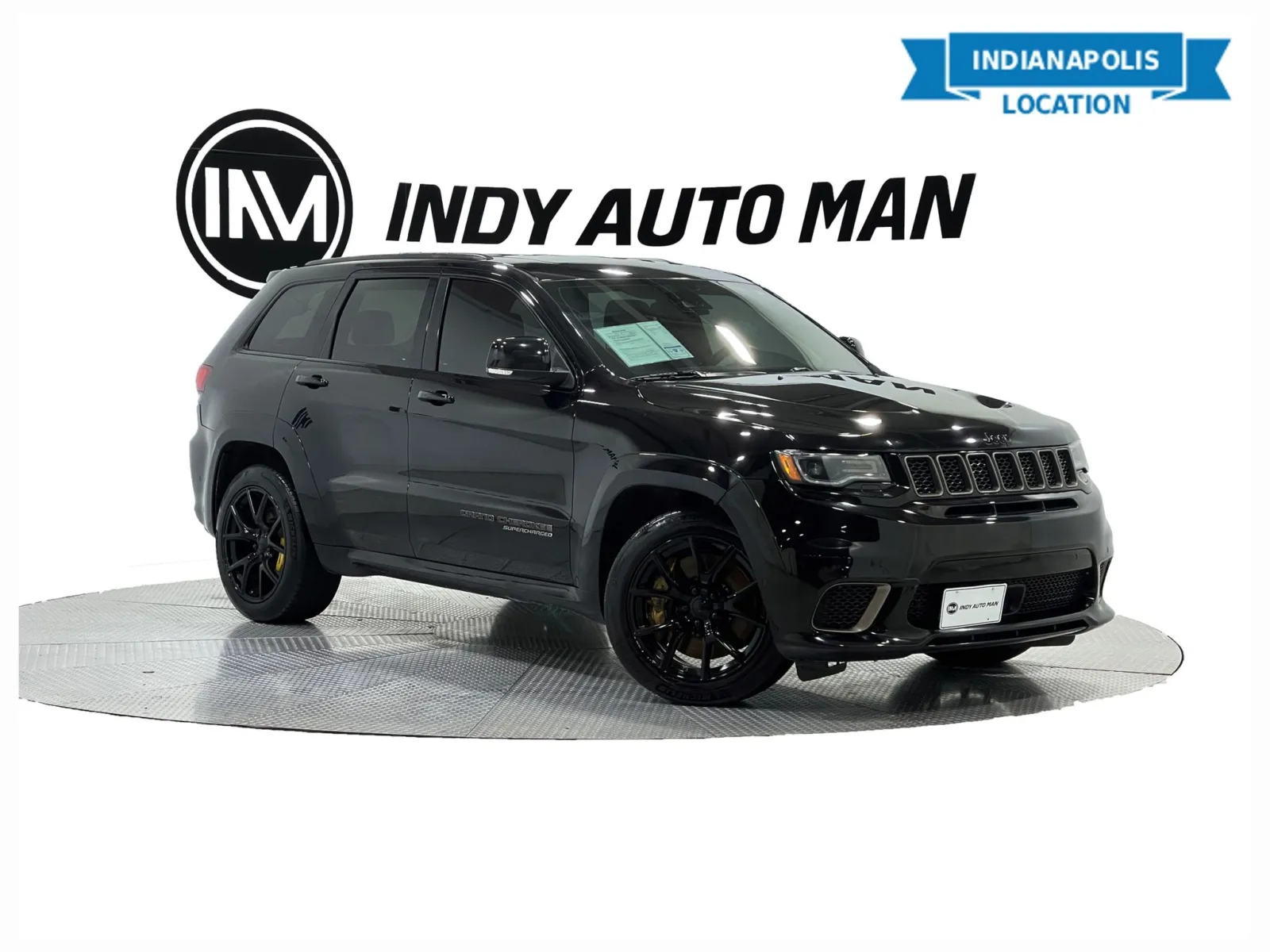 Black 2020 Jeep Grand Cherokee Trackhawk for sale in Indianapolis, IN