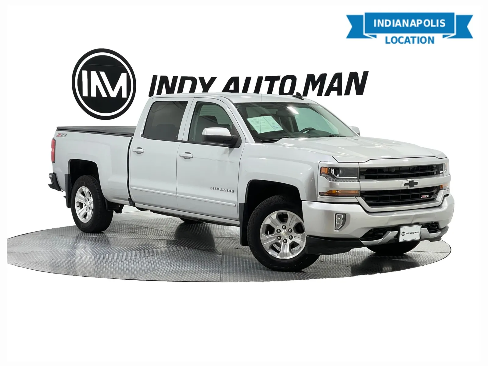 Silver 2017 Chevrolet Silverado 1500 LT LT2 for sale in Indianapolis, IN