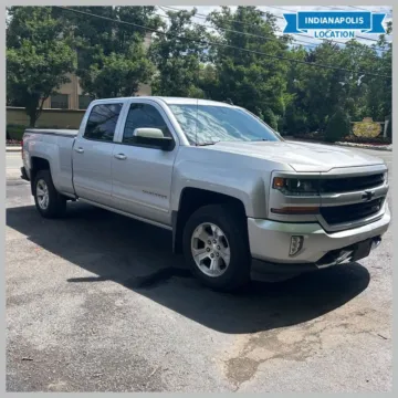 Silver 2017 Chevrolet Silverado 1500 LT LT2 for sale in Indianapolis, IN