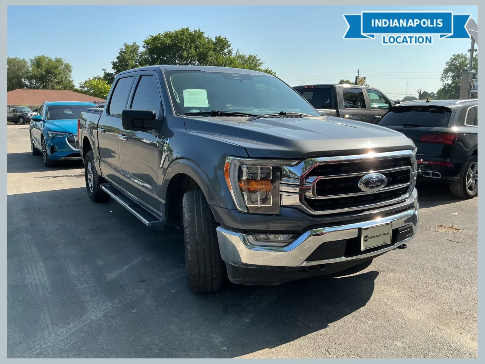 Gray 2022 Ford F-150 XLT for sale in Indianapolis, IN