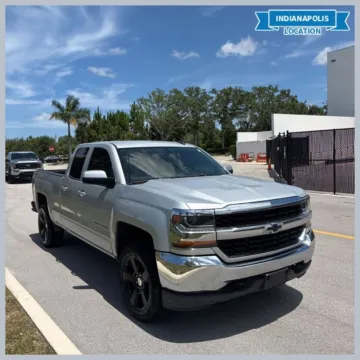 Silver 2018 Chevrolet Silverado 1500 LT LT1 for sale in Indianapolis, IN