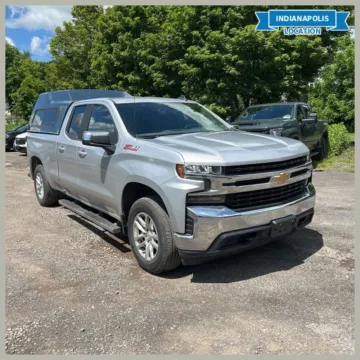 Silver 2019 Chevrolet Silverado 1500 LT for sale in Indianapolis, IN