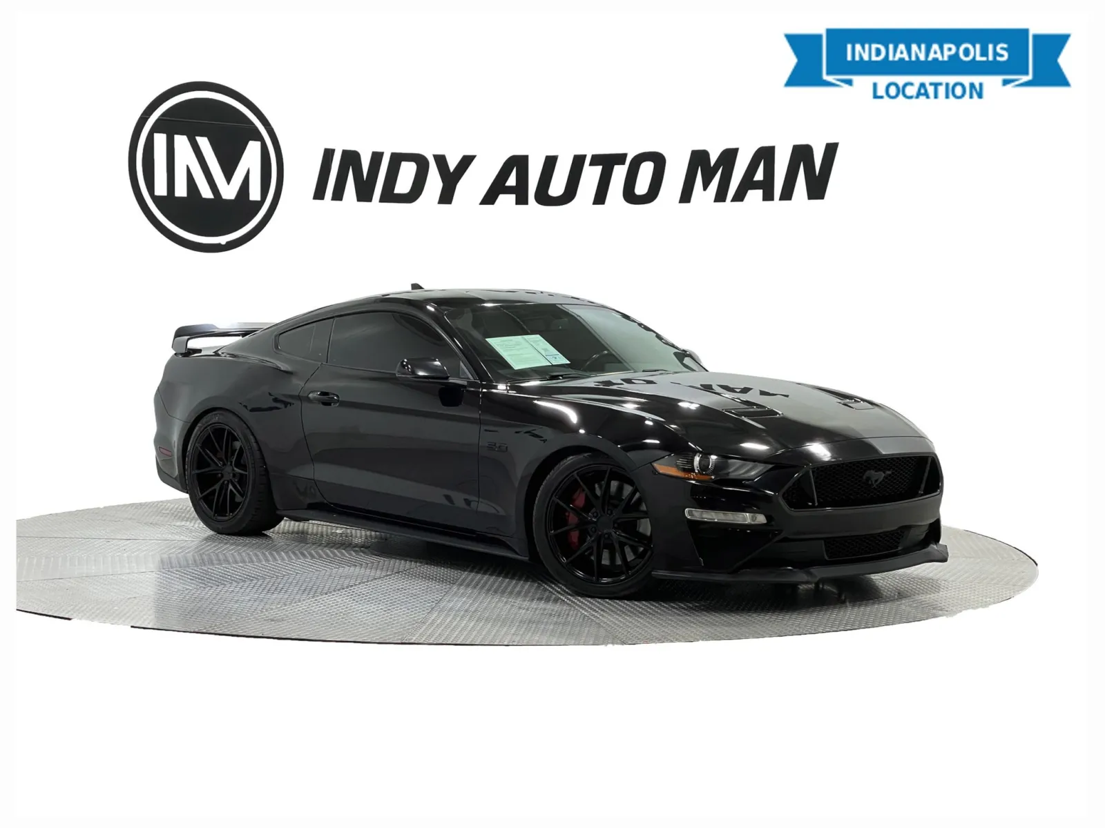 Black 2020 Ford Mustang GT Premium for sale in Indianapolis, IN