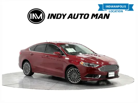 Red 2018 Ford Fusion SE for sale in Indianapolis, IN
