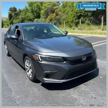Gray 2022 Honda Civic LX for sale in Indianapolis, IN