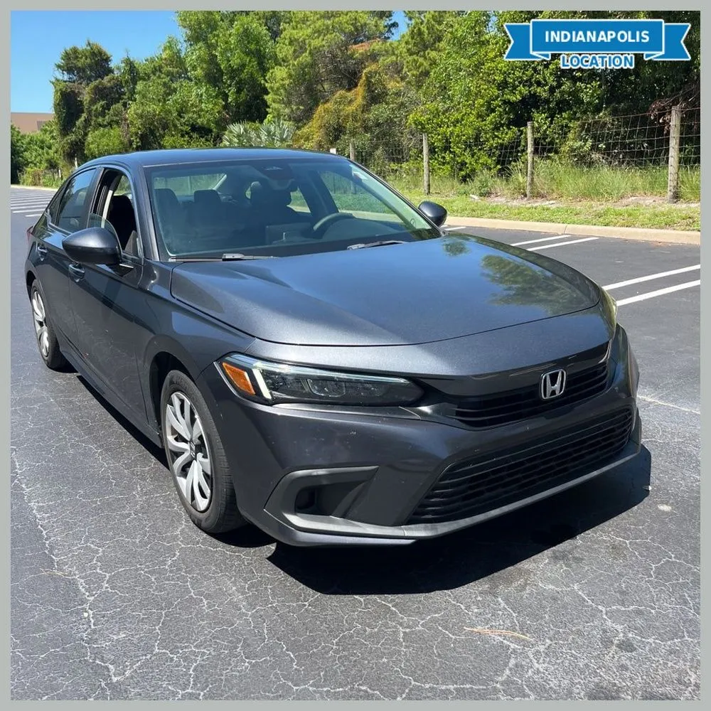 Gray 2022 Honda Civic LX for sale in Indianapolis, IN