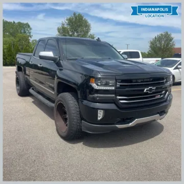 Black 2017 Chevrolet Silverado 1500 LTZ 2LZ for sale in Indianapolis, IN