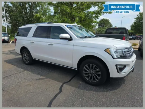White 2019 Ford Expedition Max Limited for sale in Indianapolis, IN