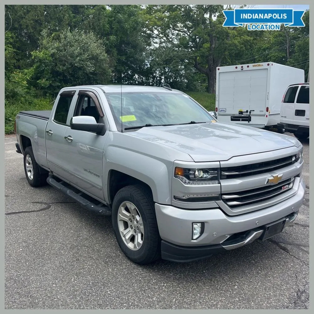 Silver 2017 Chevrolet Silverado 1500 LTZ 2LZ for sale in Indianapolis, IN