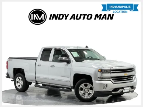 Silver 2017 Chevrolet Silverado 1500 LTZ 2LZ for sale in Indianapolis, IN