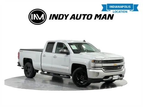 Silver 2017 Chevrolet Silverado 1500 LTZ 2LZ for sale in Indianapolis, IN
