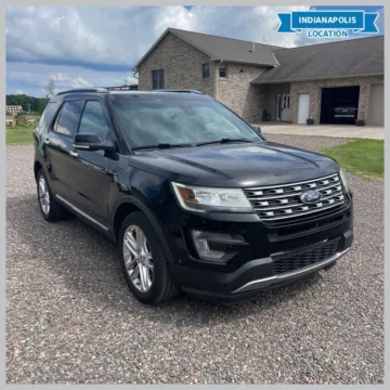 Black 2016 Ford Explorer Limited for sale in Indianapolis, IN