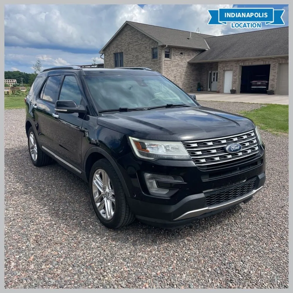 Black 2016 Ford Explorer Limited for sale in Indianapolis, IN