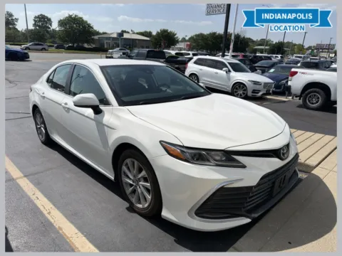 White 2021 Toyota Camry LE for sale in Indianapolis, IN