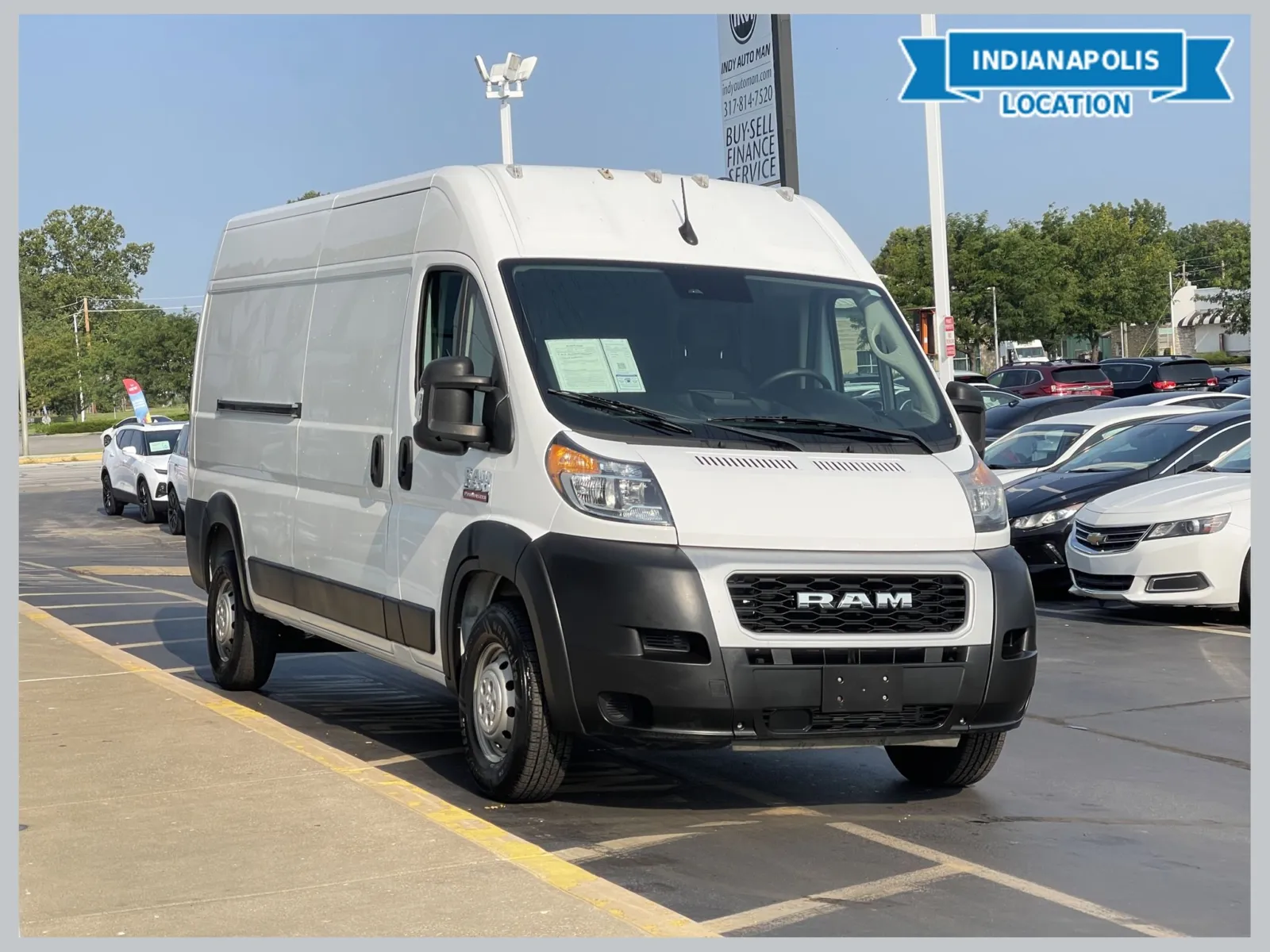 White 2025 Ram ProMaster 2500 High Roof for sale in Indianapolis, IN