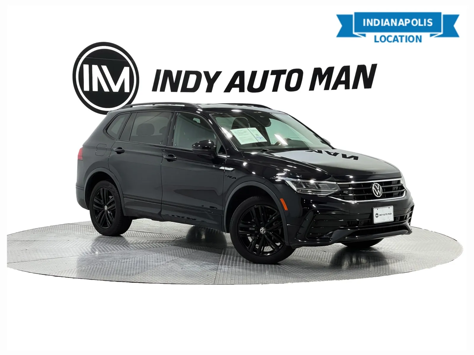 Black 2022 Volkswagen Tiguan 2.0T SE R-Line Black for sale in Indianapolis, IN