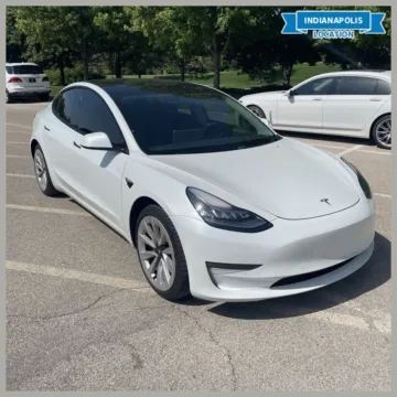 White 2021 Tesla Model 3 Long Range for sale in Indianapolis, IN