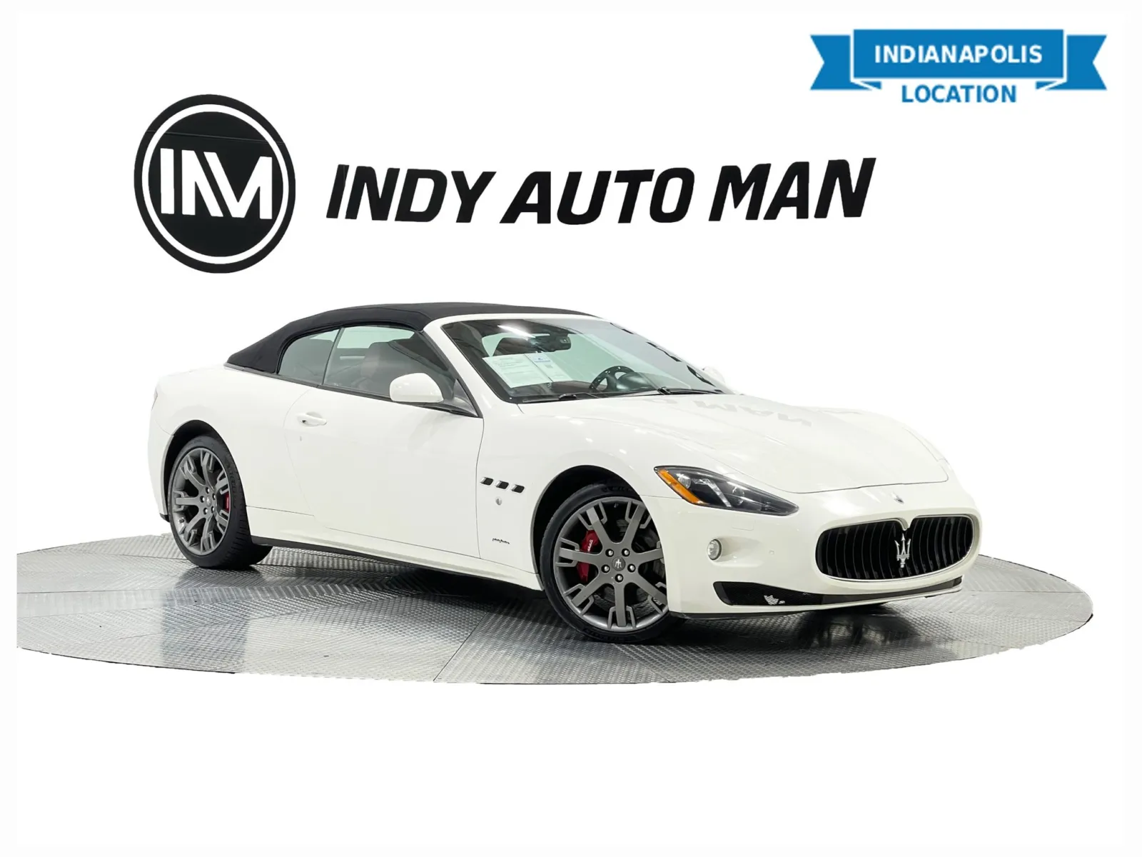 White 2017 Maserati GranTurismo Convertible 4.7L for sale in Indianapolis, IN