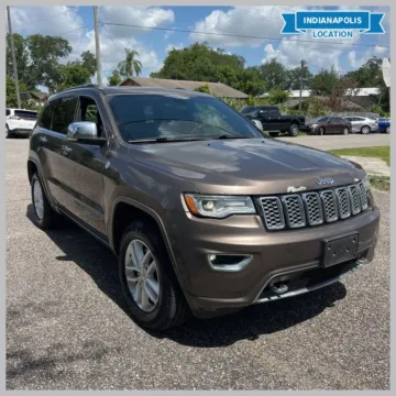 Brown 2017 Jeep Grand Cherokee Overland for sale in Indianapolis, IN