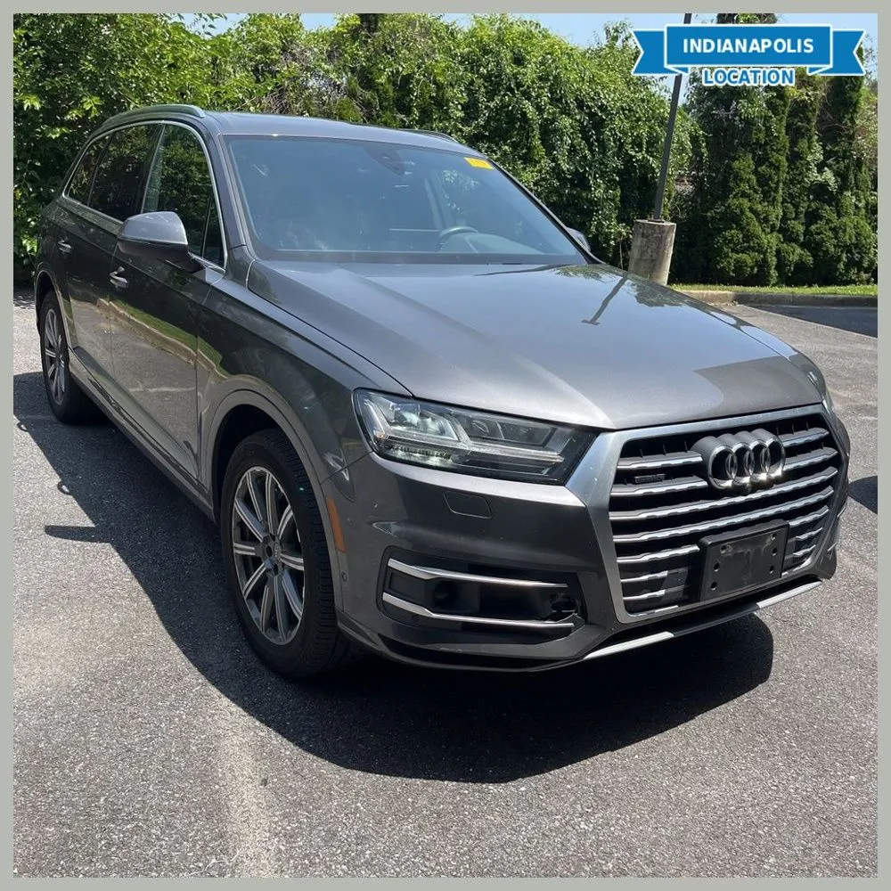 Gray 2019 Audi Q7 45 Premium Plus quattro for sale in Indianapolis, IN