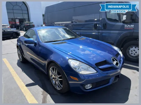Blue 2009 Mercedes-Benz SLK 300 Base for sale in Indianapolis, IN