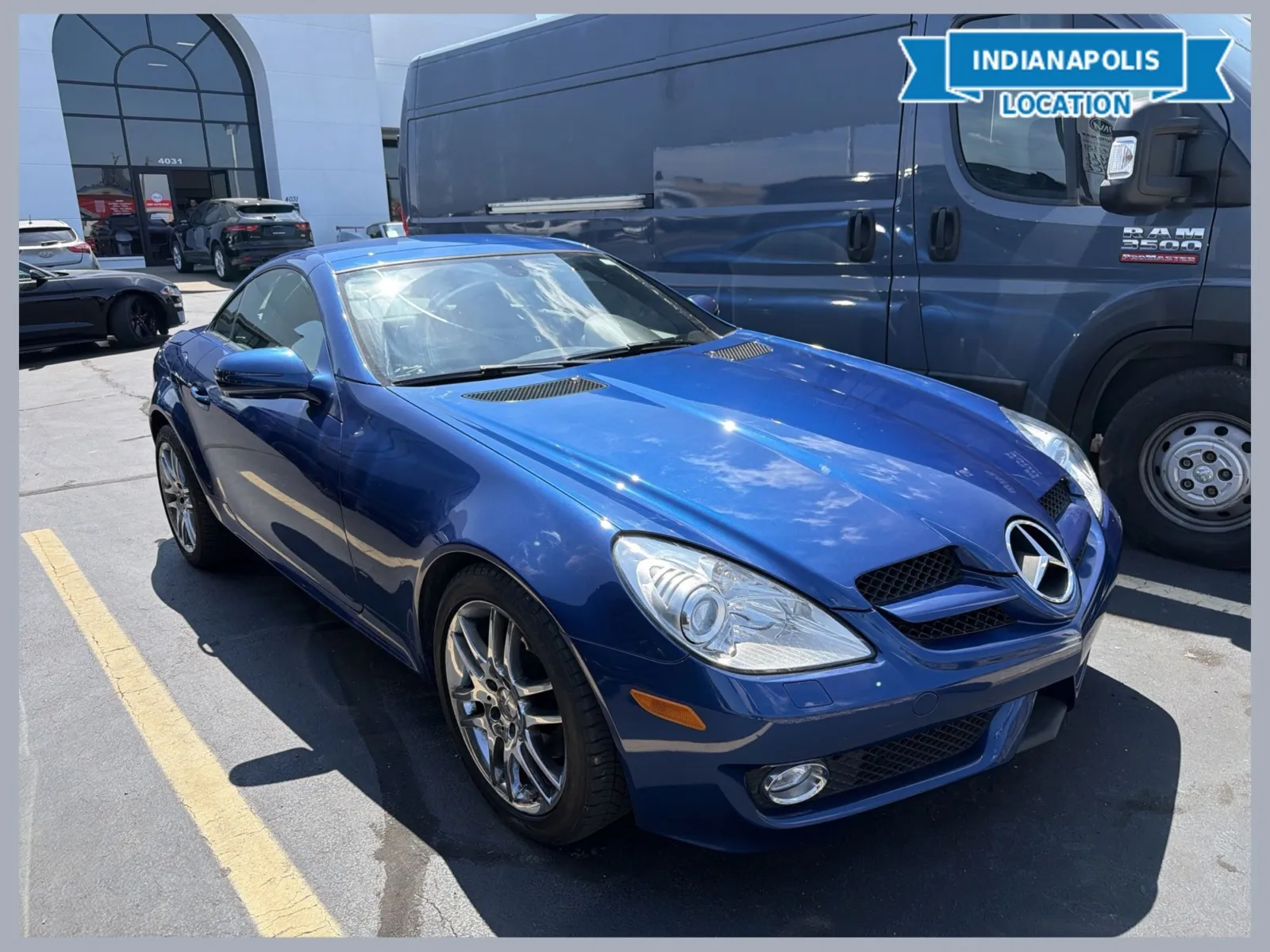 Blue 2009 Mercedes-Benz SLK 300 Base for sale in Indianapolis, IN