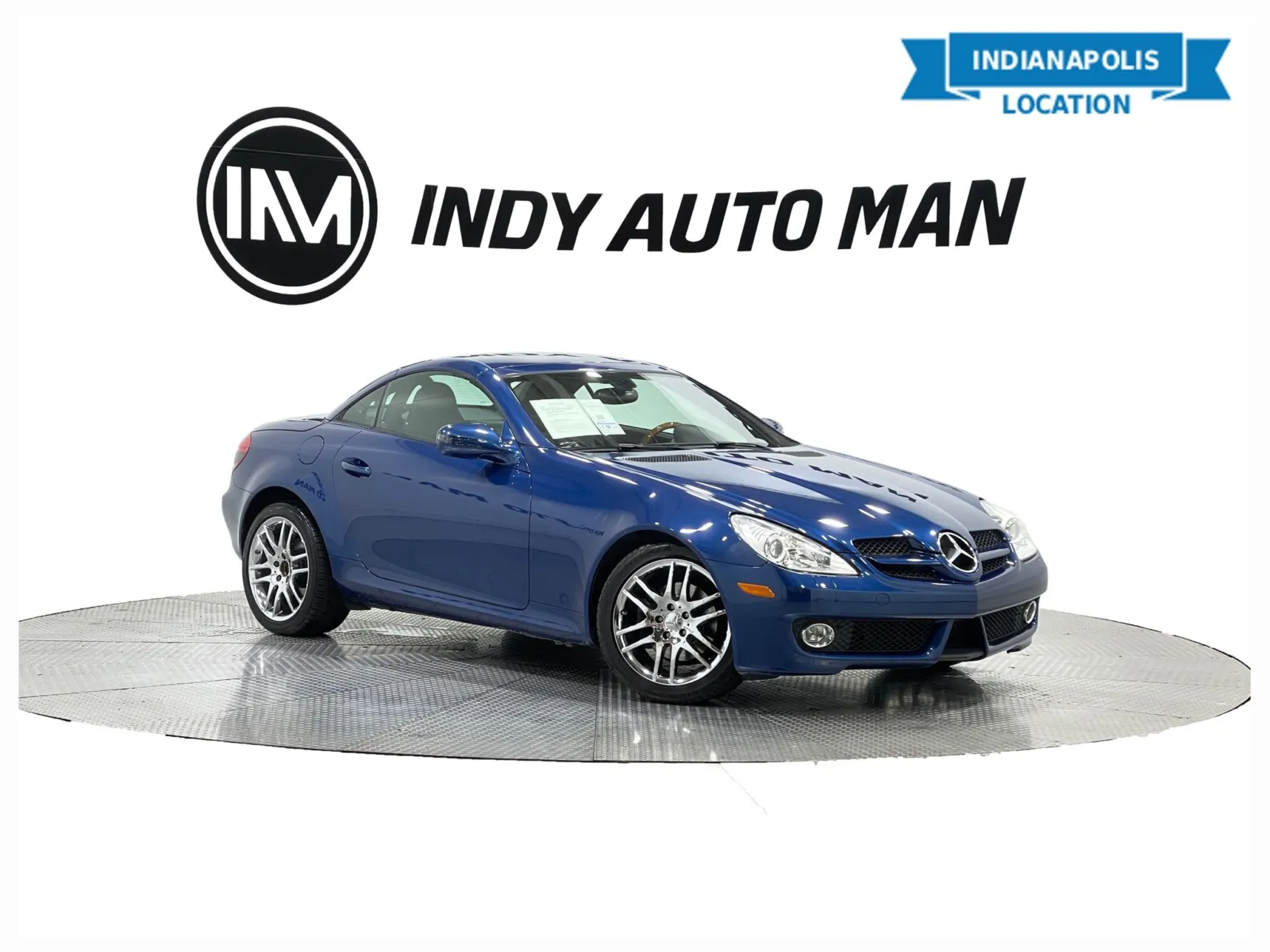 Blue 2009 Mercedes-Benz SLK 300 Base for sale in Indianapolis, IN