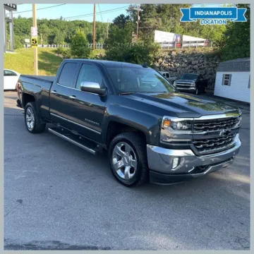Gray 2017 Chevrolet Silverado 1500 LTZ 1LZ for sale in Indianapolis, IN