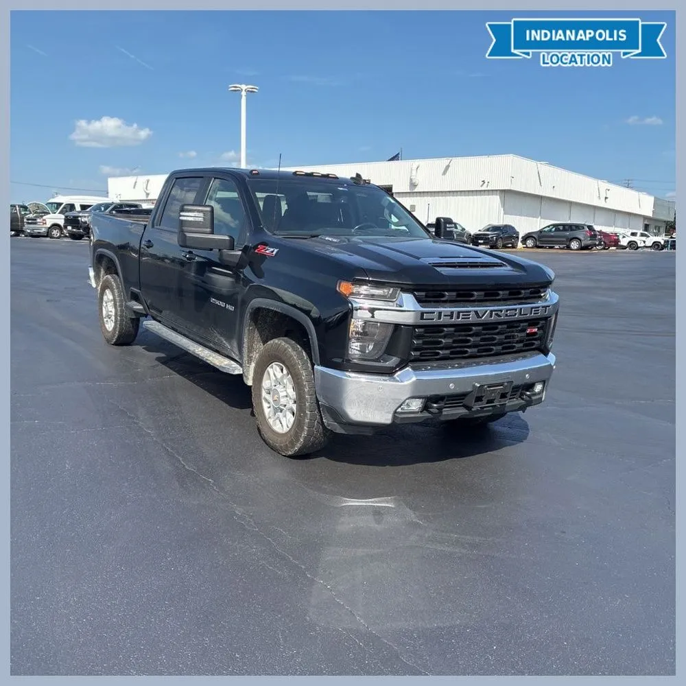 Black 2021 Chevrolet Silverado 2500HD LT for sale in Indianapolis, IN