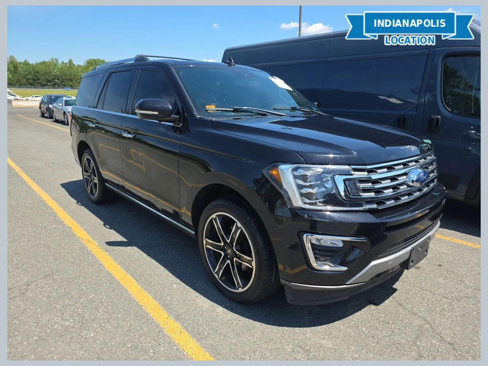 Black 2021 Ford Expedition Limited for sale in Indianapolis, IN