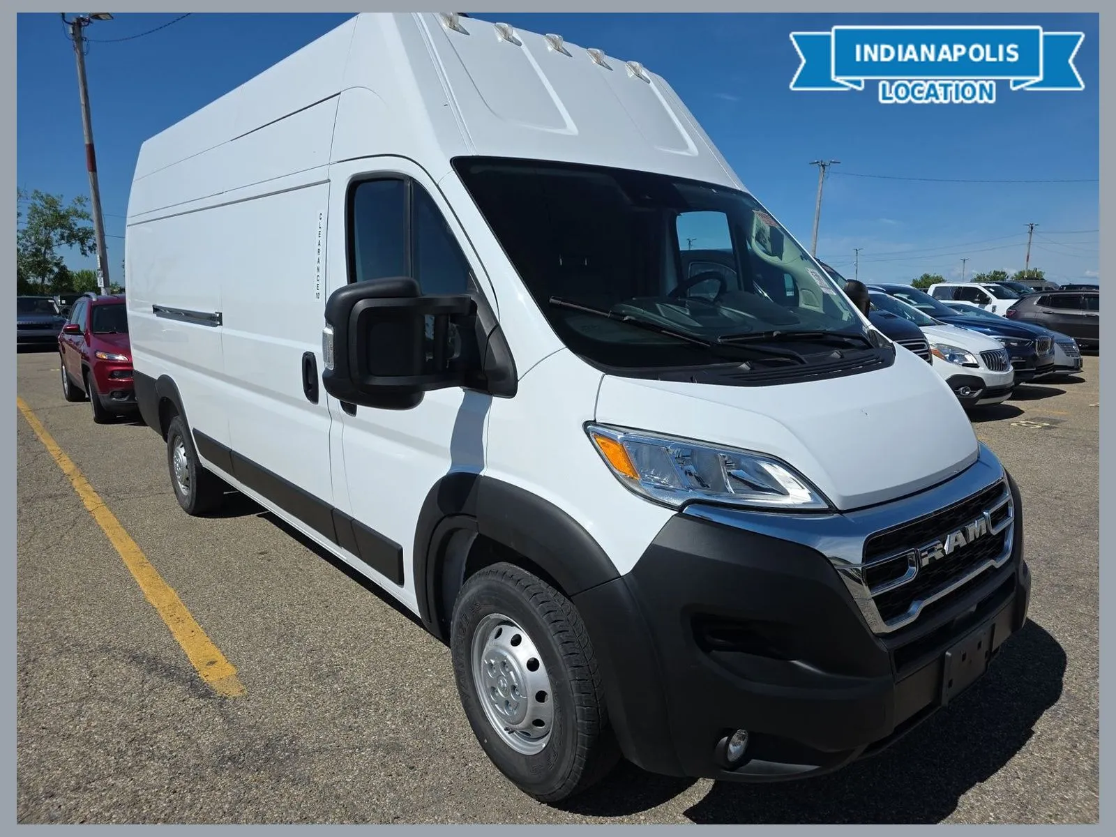 White 2023 Ram ProMaster 3500 Super High Roof for sale in Indianapolis, IN